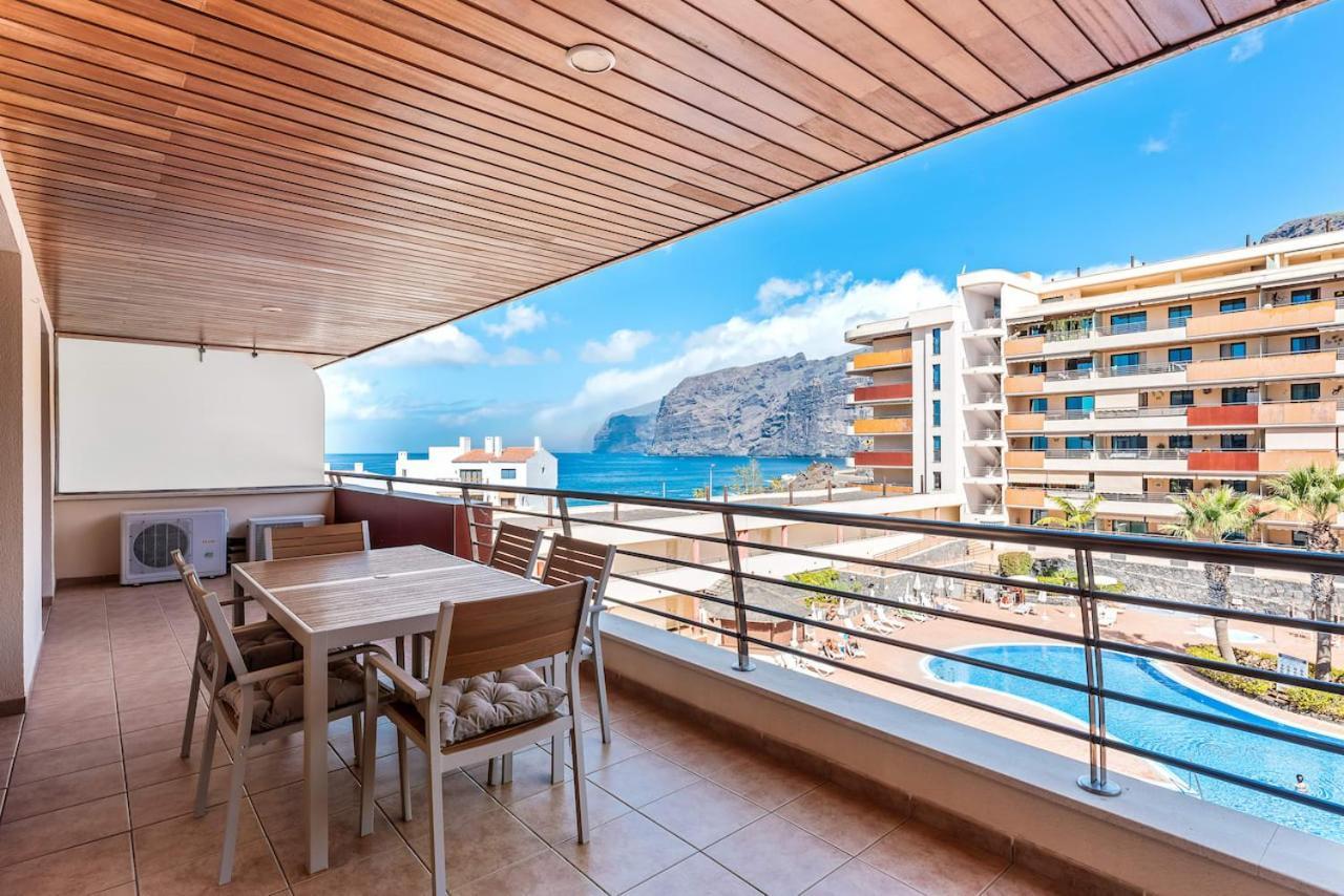 Los Gigantes Cliffs view two bedroom apartment Puerto de Santiago  Exterior foto